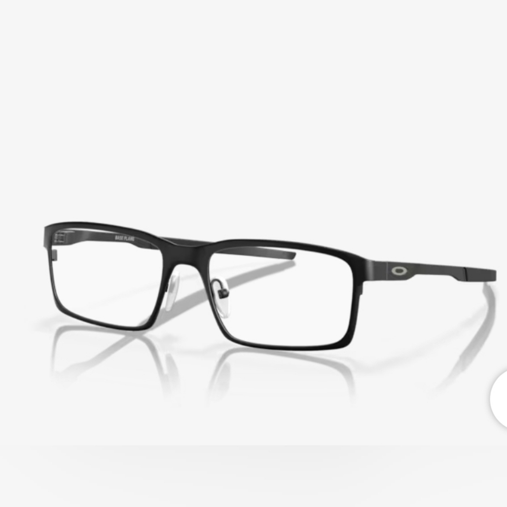 Oakley Steel Black Rectangular Glasses - image 1